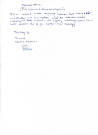 Naren s TESTIMONIAL Photocopy